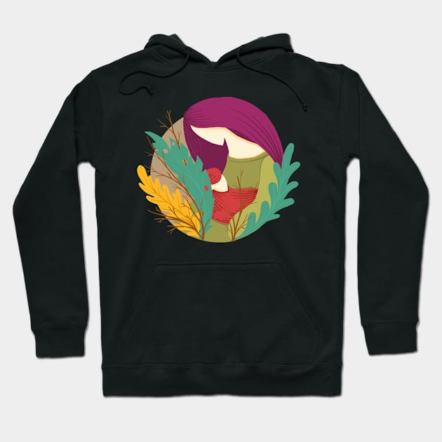 Mom and Child Mothers Day 2019 Hoodie by BadDesignCo